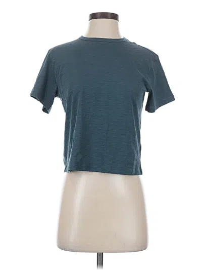 Pre-owned Athleta Short Sleeve T-shirt In Blue