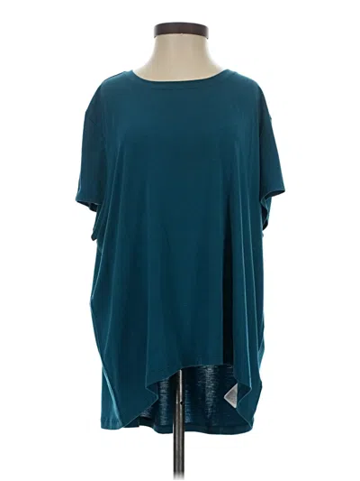Pre-owned Athleta Short Sleeve T-shirt In Blue