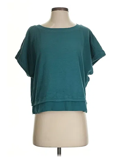Pre-owned Athleta Short Sleeve T-shirt In Blue
