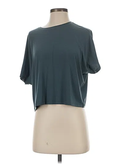 Pre-owned Athleta Short Sleeve T-shirt In Blue