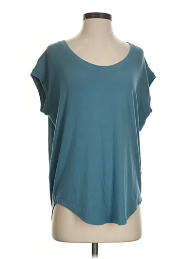 Pre-owned Athleta Short Sleeve T-shirt In Blue