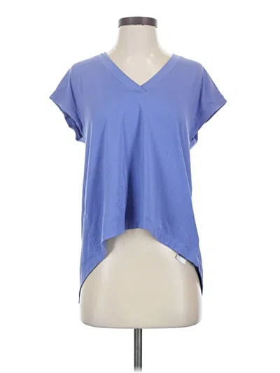 Pre-owned Athleta Short Sleeve T-shirt In Blue