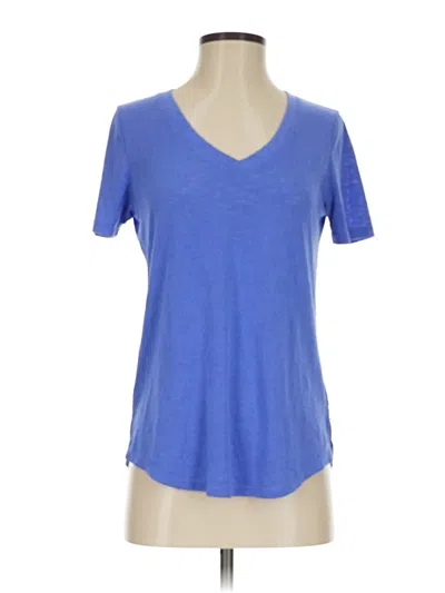 Pre-owned Athleta Short Sleeve T-shirt In Blue