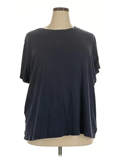 Pre-owned Athleta Short Sleeve T-shirt In Blue