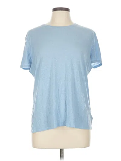Pre-owned Athleta Short Sleeve T-shirt In Blue