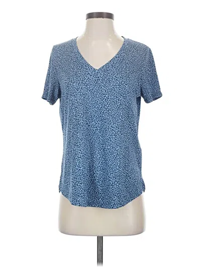 Pre-owned Athleta Short Sleeve T-shirt In Blue