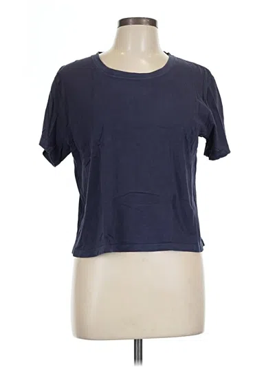 Pre-owned Athleta Short Sleeve T-shirt In Blue