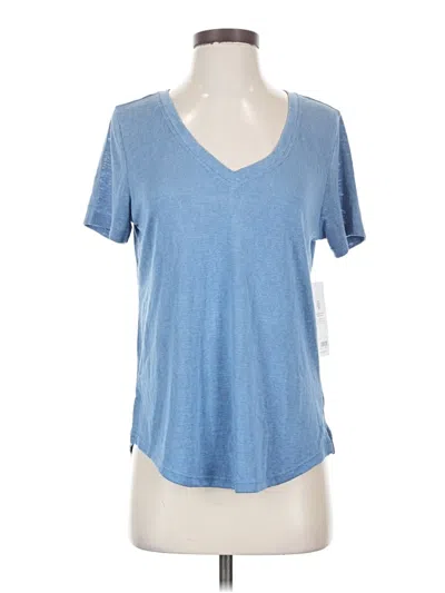 Pre-owned Athleta Short Sleeve T-shirt In Blue