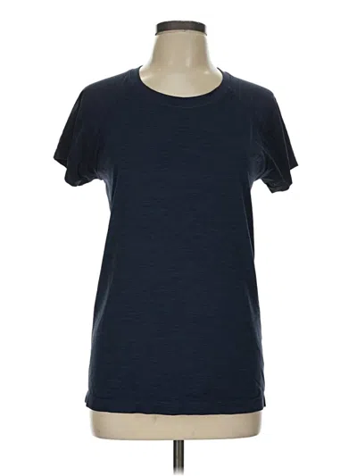 Pre-owned Athleta Short Sleeve T-shirt In Blue