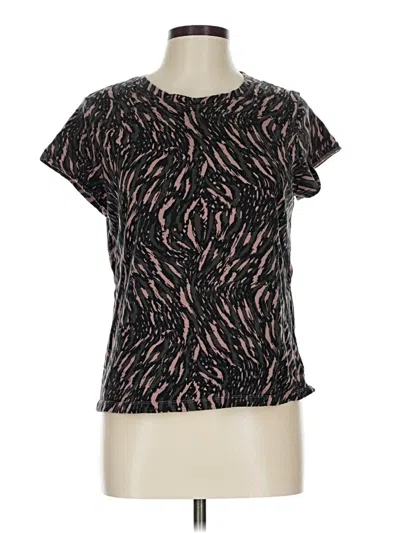 Pre-owned Athleta Short Sleeve T-shirt In Brown