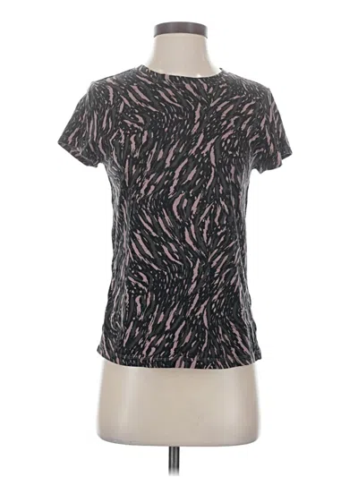 Pre-owned Athleta Short Sleeve T-shirt In Brown