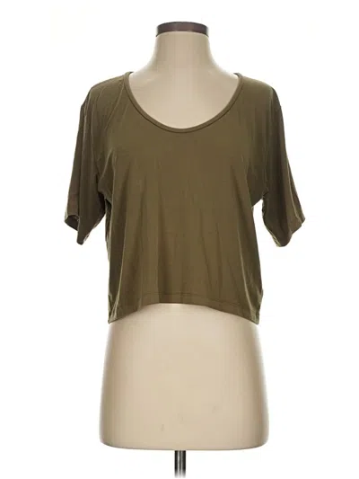 Pre-owned Athleta Short Sleeve T-shirt In Brown