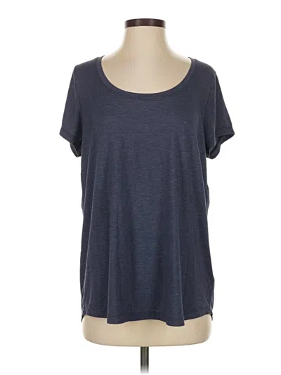 Pre-owned Athleta Short Sleeve T-shirt In Gray