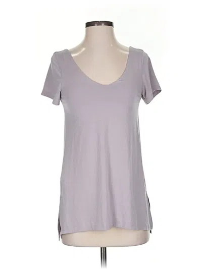 Pre-owned Athleta Short Sleeve T-shirt In Gray