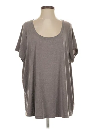 Pre-owned Athleta Short Sleeve T-shirt In Gray