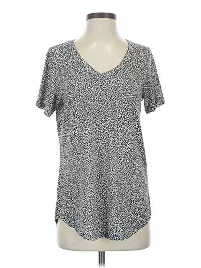 Pre-owned Athleta Short Sleeve T-shirt In Gray