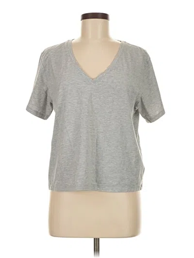 Pre-owned Athleta Short Sleeve T-shirt In Gray