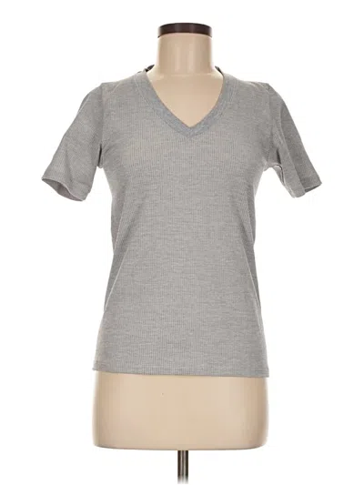 Pre-owned Athleta Short Sleeve T-shirt In Gray