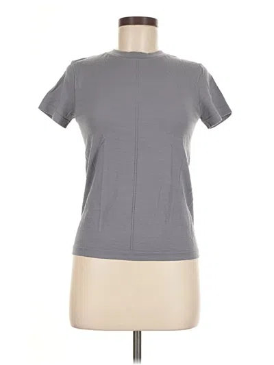 Pre-owned Athleta Short Sleeve T-shirt In Gray