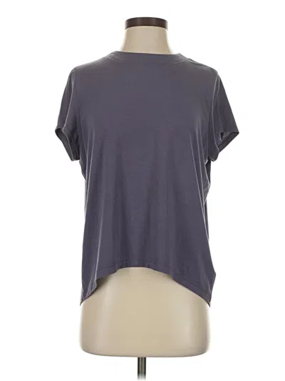 Pre-owned Athleta Short Sleeve T-shirt In Gray