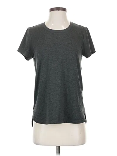 Pre-owned Athleta Short Sleeve T-shirt In Gray