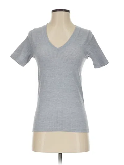 Pre-owned Athleta Short Sleeve T-shirt In Gray