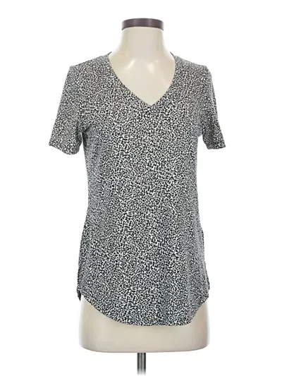 Pre-owned Athleta Short Sleeve T-shirt In Gray