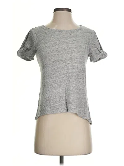 Pre-owned Athleta Short Sleeve T-shirt In Gray