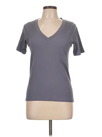 Pre-owned Athleta Short Sleeve T-shirt In Gray