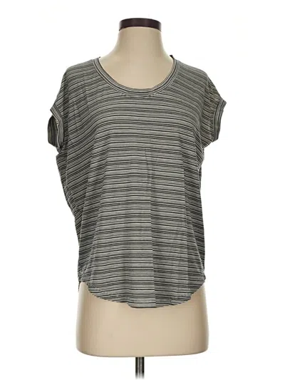 Pre-owned Athleta Short Sleeve T-shirt In Gray