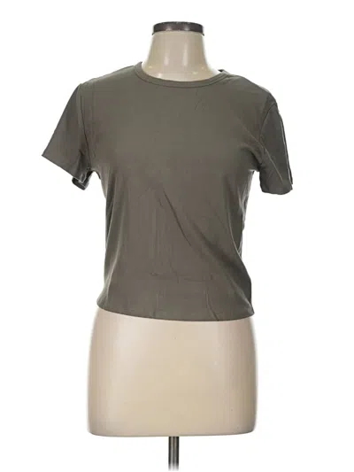Pre-owned Athleta Short Sleeve T-shirt In Gray