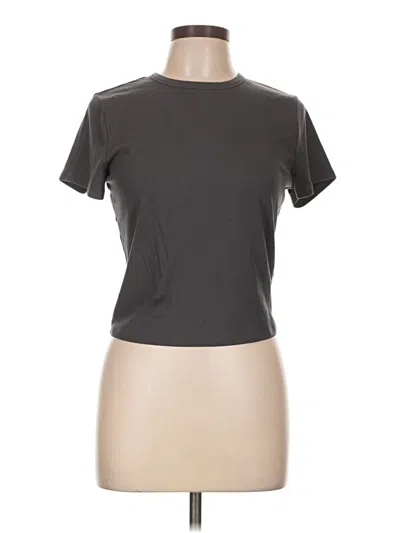 Pre-owned Athleta Short Sleeve T-shirt In Gray