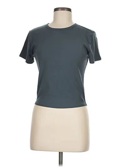 Pre-owned Athleta Short Sleeve T-shirt In Gray