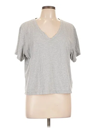 Pre-owned Athleta Short Sleeve T-shirt In Gray