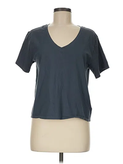 Pre-owned Athleta Short Sleeve T-shirt In Gray