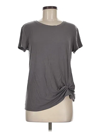 Pre-owned Athleta Short Sleeve T-shirt In Gray