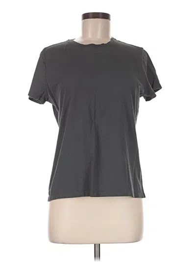 Pre-owned Athleta Short Sleeve T-shirt In Gray