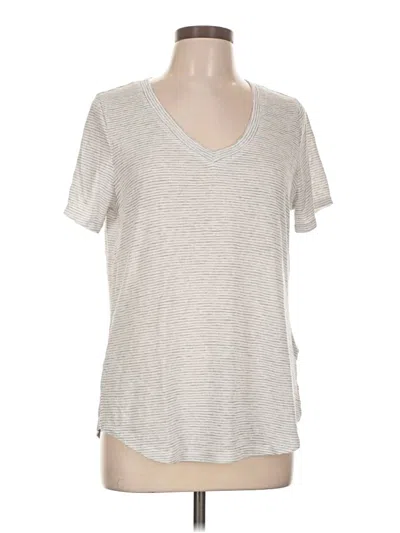 Pre-owned Athleta Short Sleeve T-shirt In Gray
