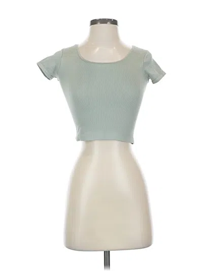 Pre-owned Athleta Short Sleeve T-shirt In Green