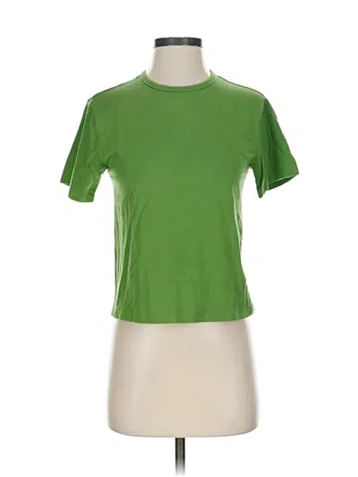 Pre-owned Athleta Short Sleeve T-shirt In Green