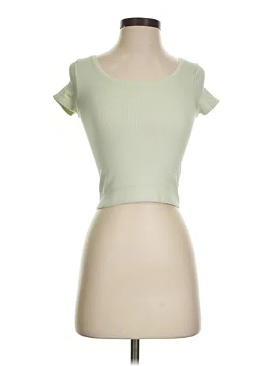Pre-owned Athleta Short Sleeve T-shirt In Green