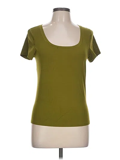 Pre-owned Athleta Short Sleeve T-shirt In Green