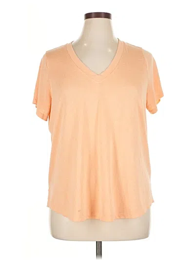 Pre-owned Athleta Short Sleeve T-shirt In Orange