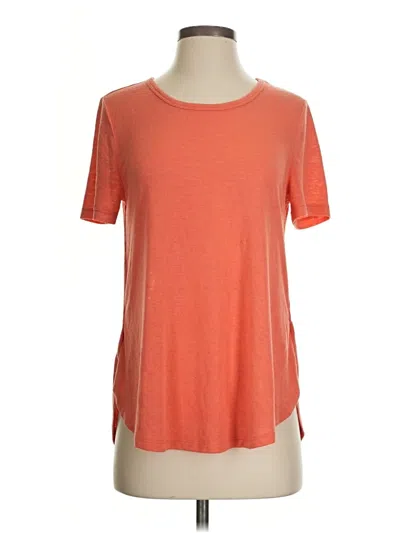 Pre-owned Athleta Short Sleeve T-shirt In Orange
