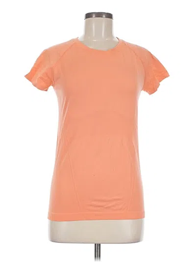 Pre-owned Athleta Short Sleeve T-shirt In Orange