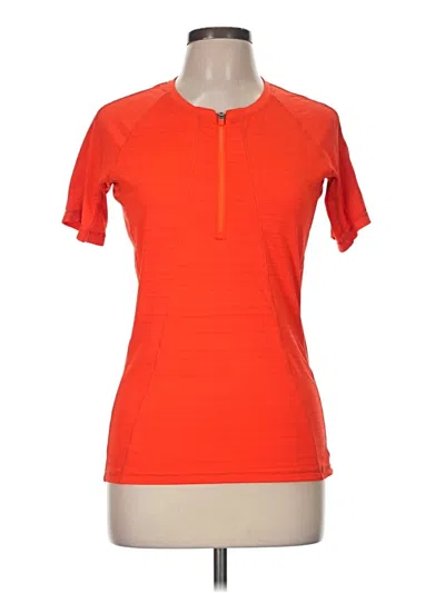 Pre-owned Athleta Short Sleeve T-shirt In Orange