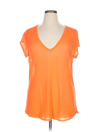 Pre-owned Athleta Short Sleeve T-shirt In Orange
