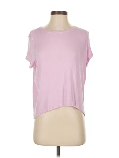 Pre-owned Athleta Short Sleeve T-shirt In Pink