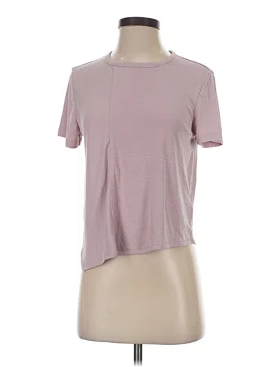 Pre-owned Athleta Short Sleeve T-shirt In Pink