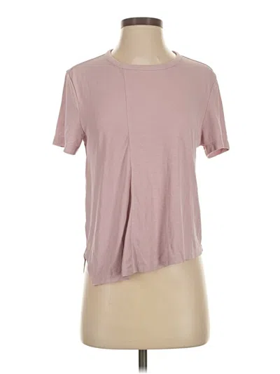 Pre-owned Athleta Short Sleeve T-shirt In Pink
